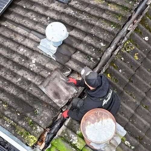 Een dakrenovatie bij oud pannendak in Stein